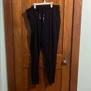 Med Couture Black Jogger Sweatpants